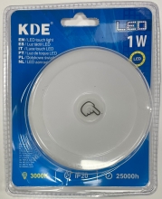 Naktinė lempa 3xAAA, KDE, LED 1W, 3000K, 2500h