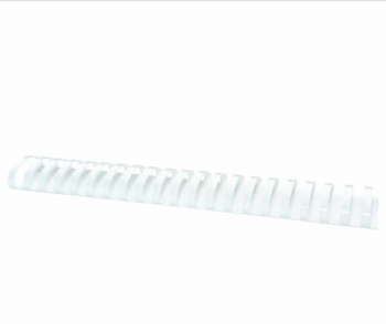 Plastikinės įrišimo spiralės 51mm, Baltos sp. 2 vnt.