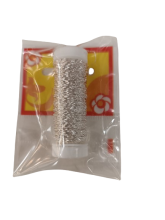 Banguota dekoratyvinė viela 0,3mm 25gr sidabro sp.