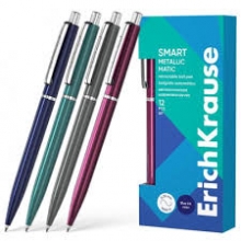 Automatinis tušinukas SMART METALLIC, ErichKrause, 0.7mm, mėlynos sp
