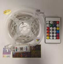 LED dekoratyvinė juosta su USB jungtim