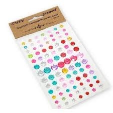 Dekoracija rankdarbiams Kristalai limpantys MIX PENWORD