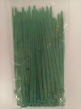 Dirželiai 80 vnt 3,6x150mm žali