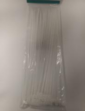 Dirželiai 50 vnt 3,6x250mm balti