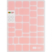 Sąsiuvinis A5 lang. su spirale Trend Pink Happy Color 80g.m2. - 80l.