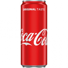 Gazuotas gaivusis gėrimas COCA COLA, 0,33 l