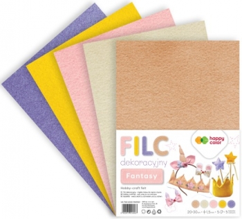 Filcas A4 5vnt., 1.5mm MIX