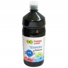 Guašas Happy Color 1000ml juodas, Tempera