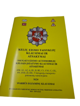 Kelių eismo taisyklių klausimai ir atsakymai M24