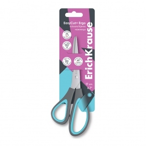 Žirklės ErichKrause EasyCut Ergo 17 cm kairiarankiams
