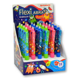 Tušinukas ištrinamas Flexi Abra trijų spalvų