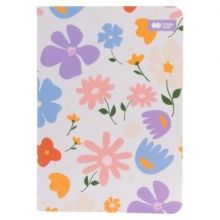 Užrašų knygutė 32l. Bloom pastel A6, langeliais, 80gm2