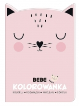Spalvinimo knygelė 16vnt. lipdukai/užduotys CAT