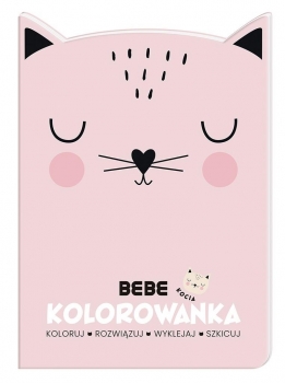 Spalvinimo knygelė 16vnt. lipdukai/užduotys CAT