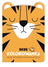 Spalvinimo knygelė 16vnt. lipdukai/užduotys Tiger