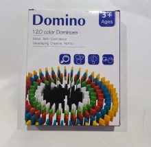 Domino stalo žaidimas medinis 120vnt.