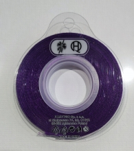 Atlasinė juostelė 6mm x 22,5m violetinės sp.