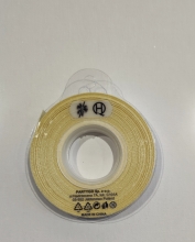 Atlasinė juostelė 10mm x 22,5m kreminės sp.