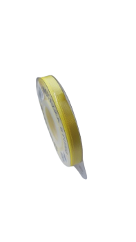 Atlasinė juostelė 6mm x 22,5m geltonos sp.