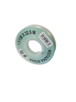 Atlasinė juostelė 10mm x 22,5m šviesiai žalios sp.