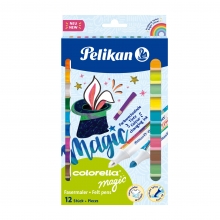 Flomasteriai 12 vnt 20 spalvų Magic 818056 PELIKAN