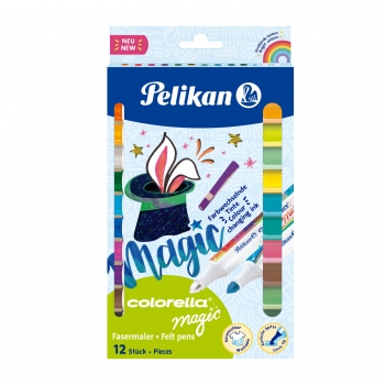 Flomasteriai 12 vnt 20 spalvų Magic 818056 PELIKAN