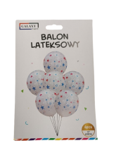 Balionai su žvaigždėmis 6vnt 30cm
