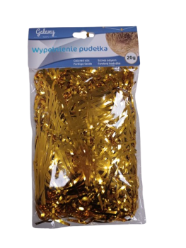 Dekoracija blizgios juostelės 20gr. aukso sp.