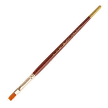 Teptukas sintetika plokščias Decola trumpas kotas No.1, 6 mm
