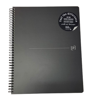 Sąsiuvinis A4+ su Spirale, 70 Lapų, 90 gsm, Linijomis
