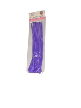 Dekoracija šenilo vielos lazdelės 30vnt. 30cm violetinės sp.