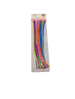 Dekoracija šenilo vielos lazdelės 30vnt. 30cm įvairių sp.