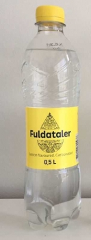 Vanduo stalo FULDATALER, silpnai gazuotas, citrinų skonio,0,5l