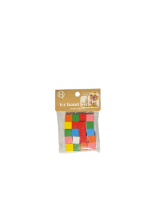 Dekoracija Kaladelės medinės 20vnt 1,5x1,5x1,5cm įvairių sp.