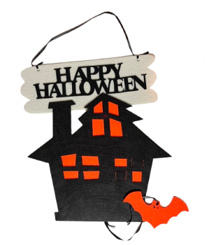 Dekoracija iš filco Namas Happy halloween