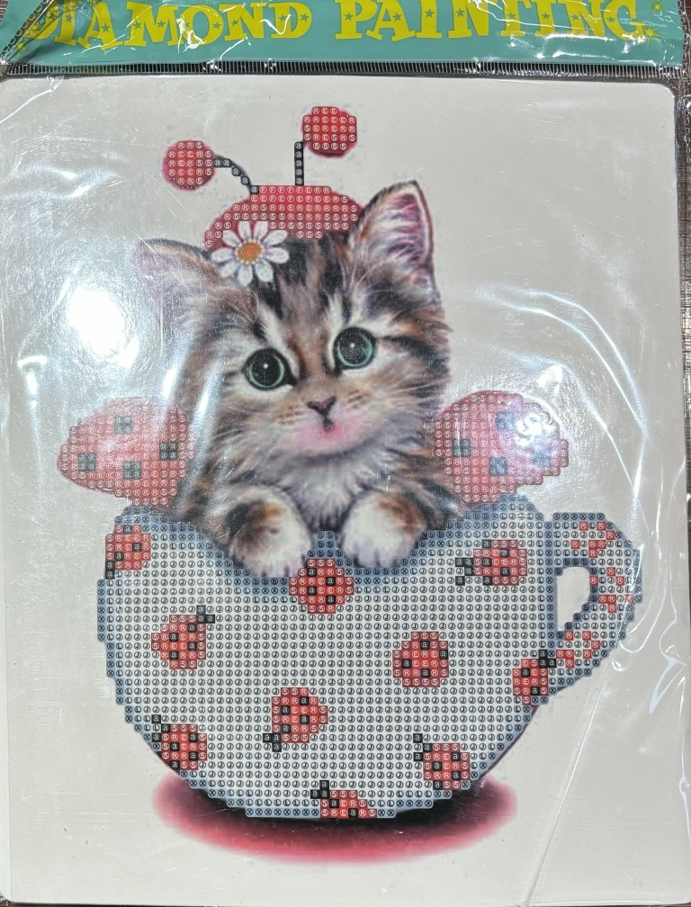 Deimantinė mozaika įv.paveikslėlių 25x21cm