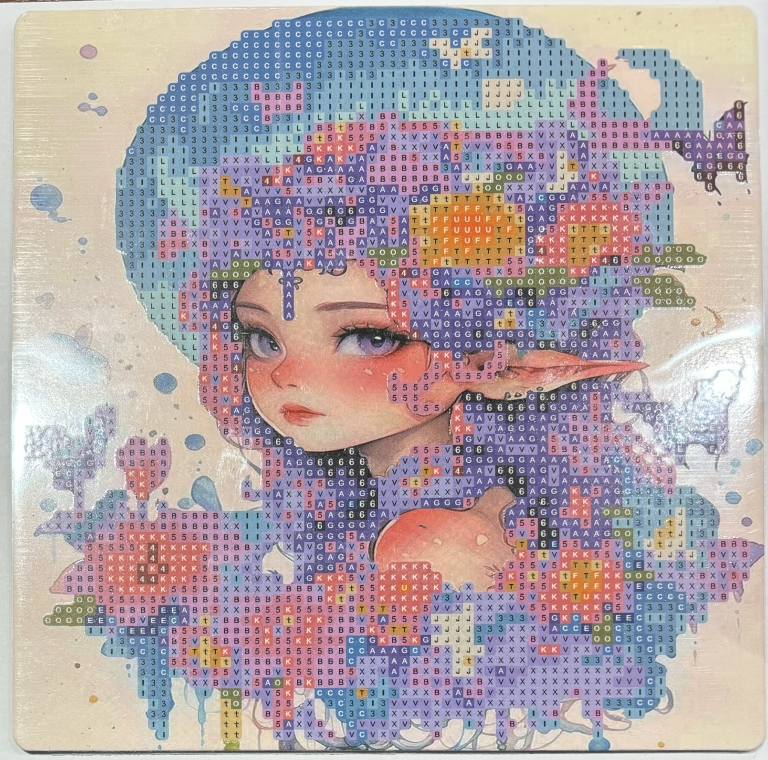 Deimantinė mozaika įv.paveikslėlių 20x20cm