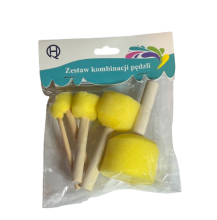 Teptukai-kempinėlės 5vnt įvairių dydžių