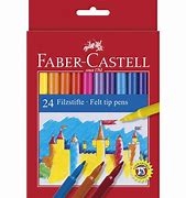 Flomasteriai Faber Castell Cardboardbox 24 spalvų