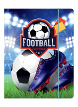 Aplankas A4 su gumele su piešiniu LUX FOOTBAL