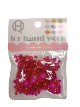 Karoliukai apyvarkių vėrimui įv. dydžių 15gr