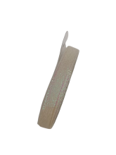 Medžiaginė juosta baltos sp.su blizgučiu 10mmx22,5cm