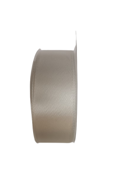 Atlasinė juostelė 2,5cmx22,5m baltos sp.