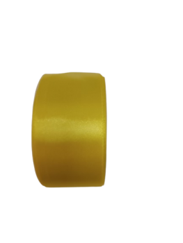 Juostelė atlasinė 3,8cmx22,5m. citrinų geltona