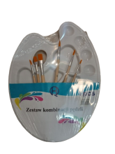 Paletė dažams didelė su teptukais
