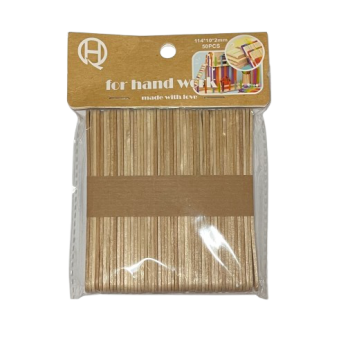 Pagaliukai mediniai 114x10.2mm 50 vnt