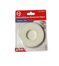 Dvipusė lipni juosta 24mm x 2m paraloninė