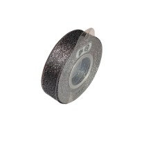 Medžiaginė juostelė 20mm x 22,5m sidabrinė blizgi