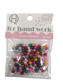 Karoliukai vėrimui įvairių sp. 6mm.15g
