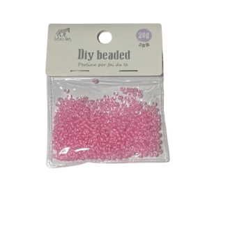 Biseris vėrimui ružavos sp.3mm20g